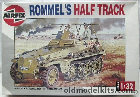 Airfix 1/32 Rommel's Half Track - Afrika Korps or Russian Front, 06360 plastic model kit